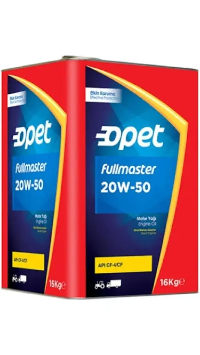 Opet Fullmaster 20W-50 16 Litre Motor Yağı ( Üretim Yılı :2022 )