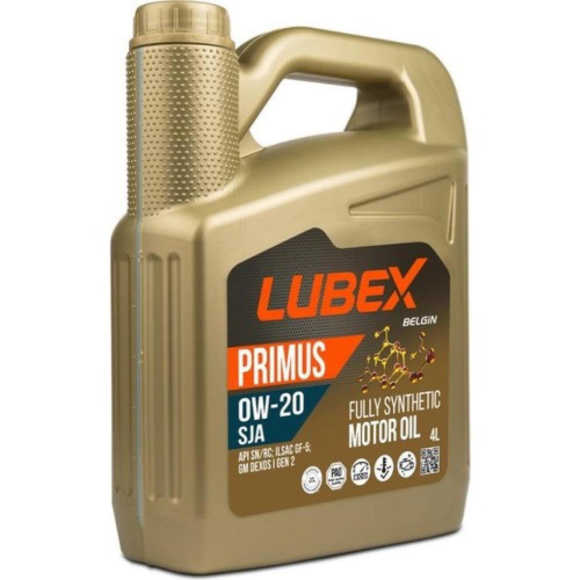 Lubex Primus 0W-20 SJA 4 Litre Motor Yağı ( Üretim Yılı: 2024 )