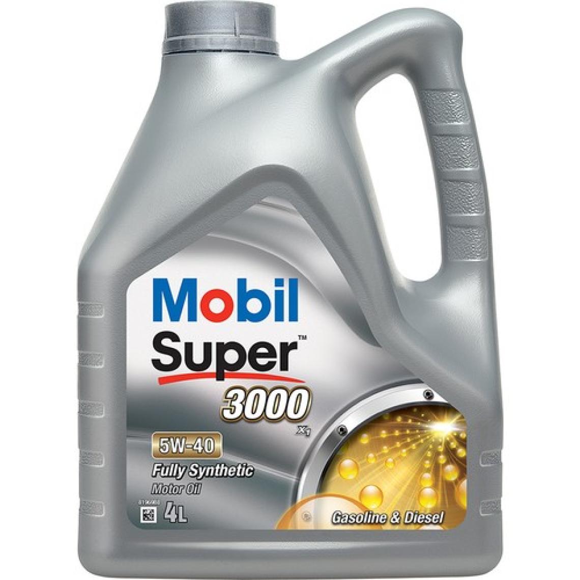 Mobil Super 3000 X1 5W-40 4 lt Motor Yağı - 2023