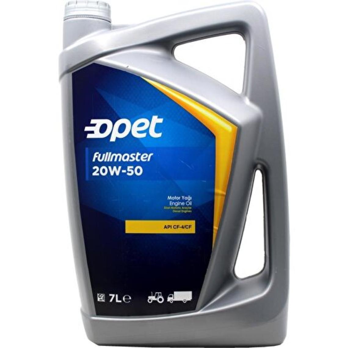 Opet Fullmaster 20W-50 7 lt Motor Yağı