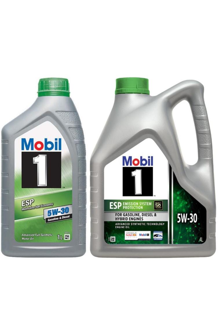 Mobil 1 Esp 5W30 Motor Yağı 4+1 lt (Üretim Yılı: 2024)