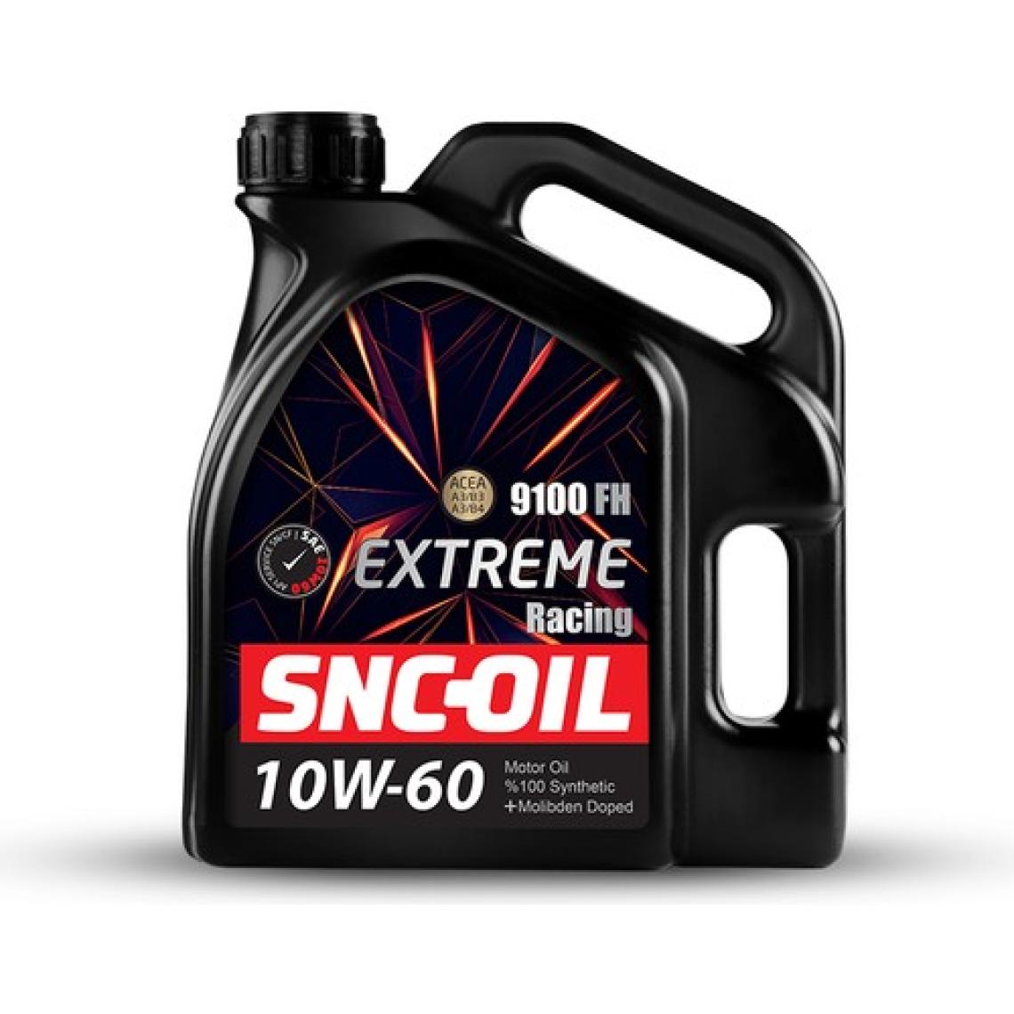 Snc-Oil 9100 FH Extreme Racing 10W-60 4 lt Motor Yağı