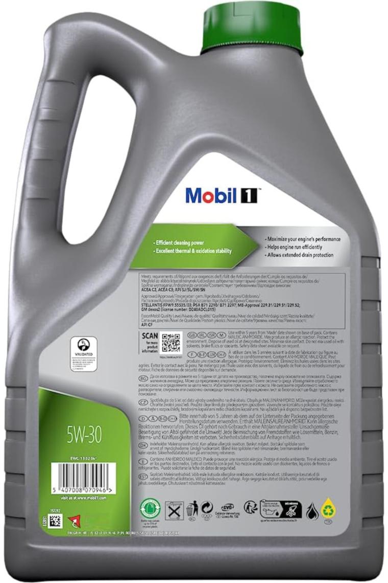Mobil 1 Esp Formula P 5W-30 Full Sentetik 4 Litre Motor Yağı ( Üretim Yılı: 2023 )
