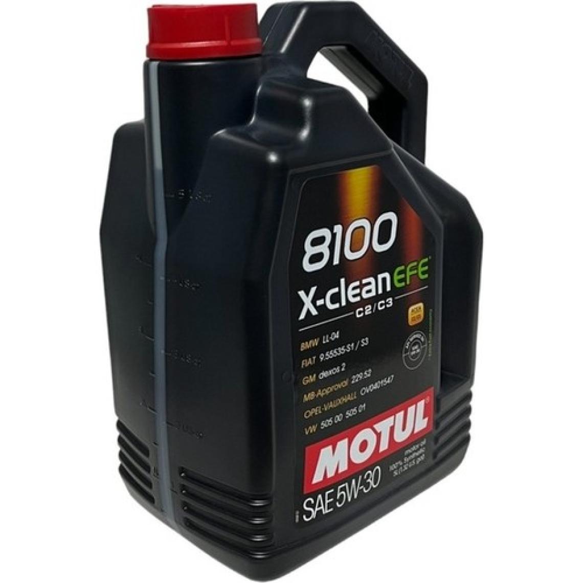 Motul 8100 X-Clean Efe 5W-30 5 Litre Motor Yağı (Üretim Yılı: 2024)