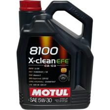 Motul 8100 X-Clean Efe 5W-30 5 Litre Motor Yağı (Üretim Yılı: 2024)