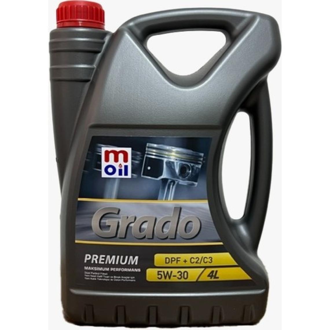 Moil Grado Premium 5W-30 4 Litre Partiküllü Motor Yağı ( Üretim Yılı : 2023 )