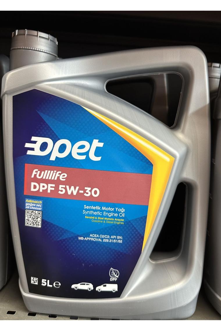 Opet Fulllife DPF 5W-30 5 lt Motor Yağı - 2022