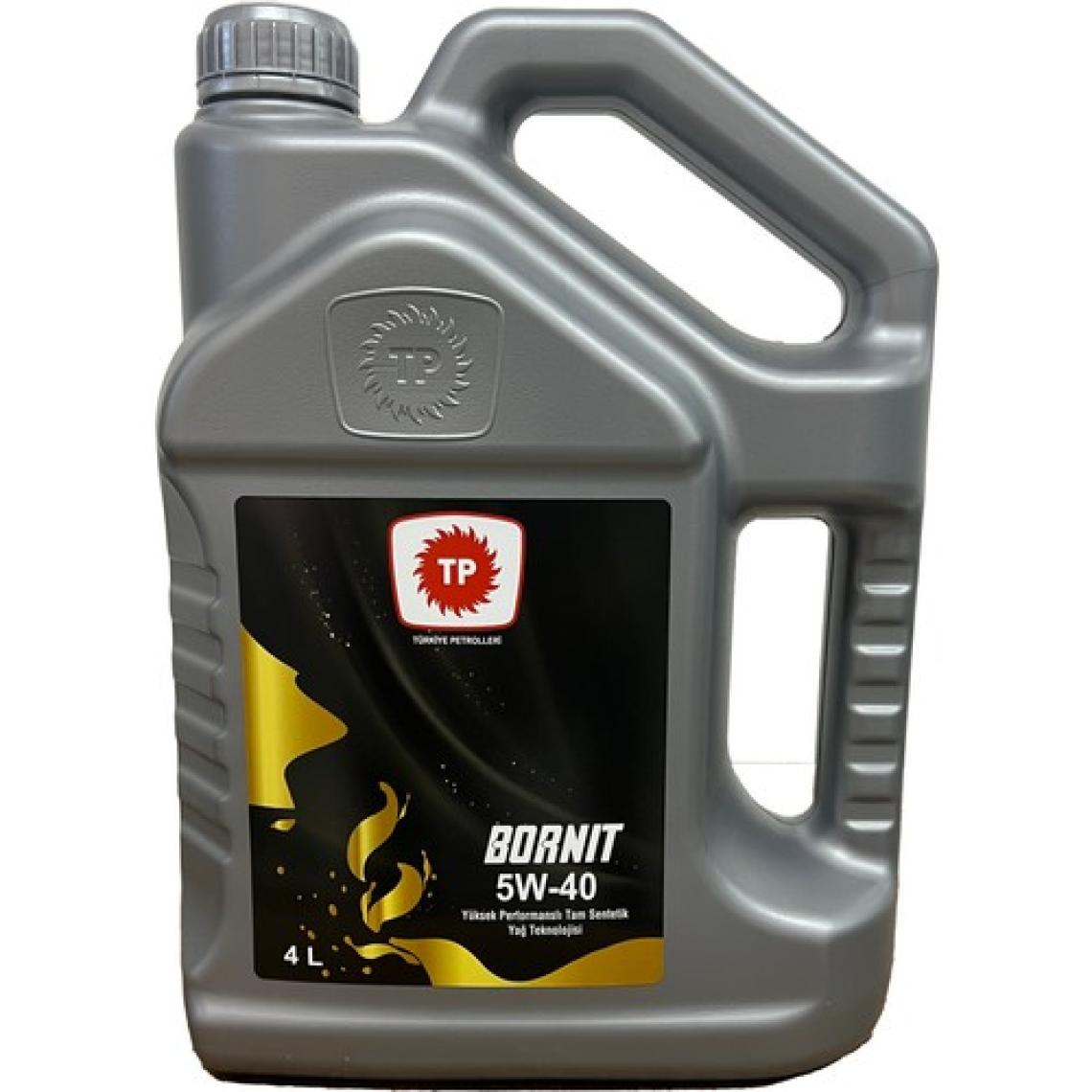 Türkiye Petrolleri Bornit 5W-40 4 Litre Motor Yağı ( Üretim Yılı : 2022 )