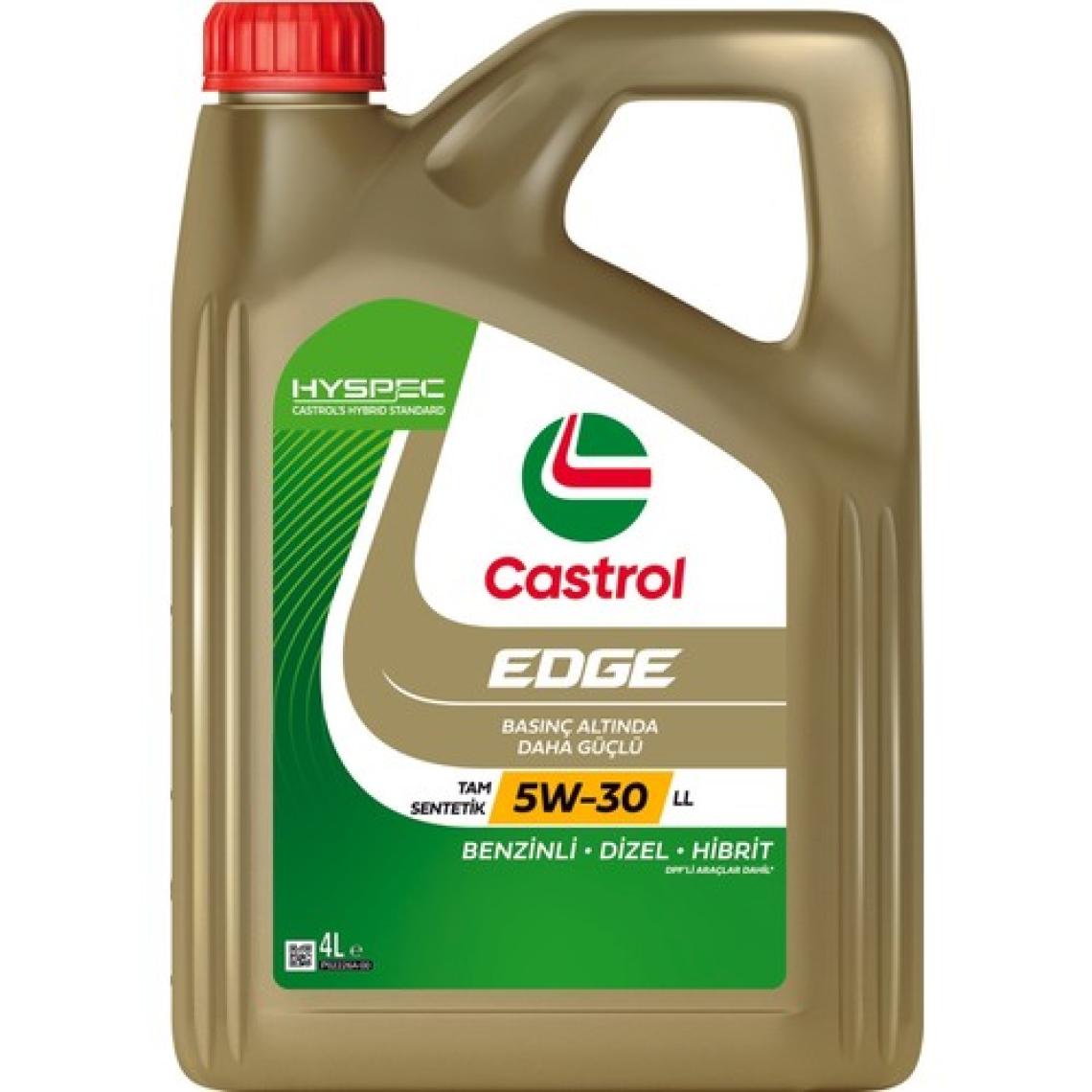 Castrol Edge 5W-30 LL 4 Litre Motor Yağı (Üretim Yılı: 2025)