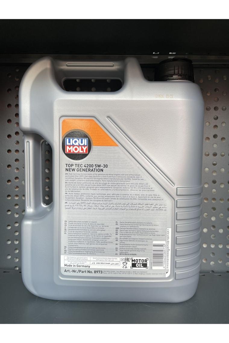 Liqui Moly Top Tec 4200 5W-30 5 lt Motor Yağı - 2023