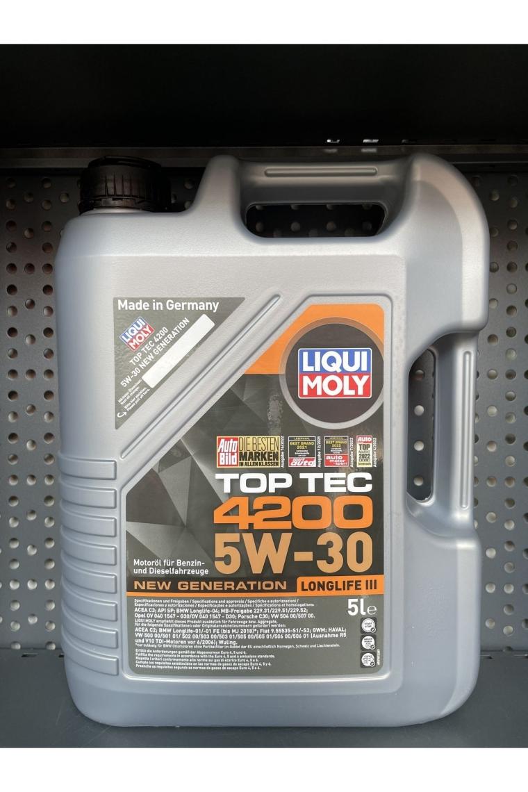 Liqui Moly Top Tec 4200 5W-30 5 lt Motor Yağı - 2023