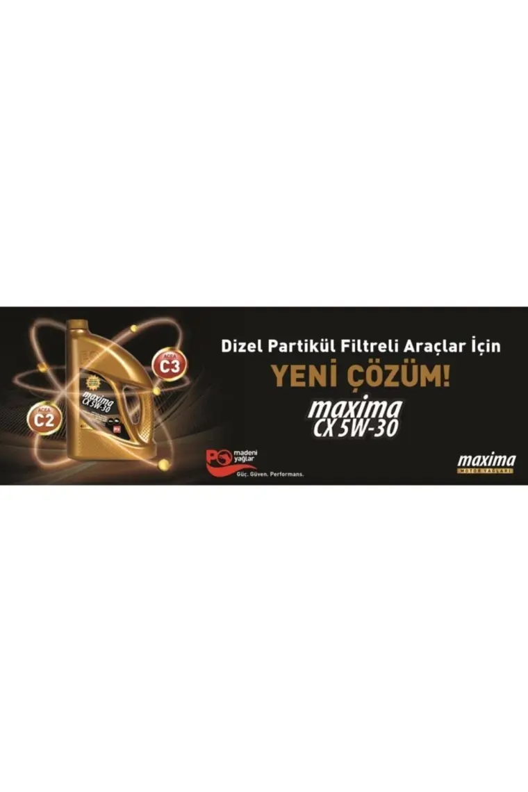 Petrol Ofisi Maxima CX 5W-30 7 Litre Motor Yağı ( Üretim Yılı :2023 )
