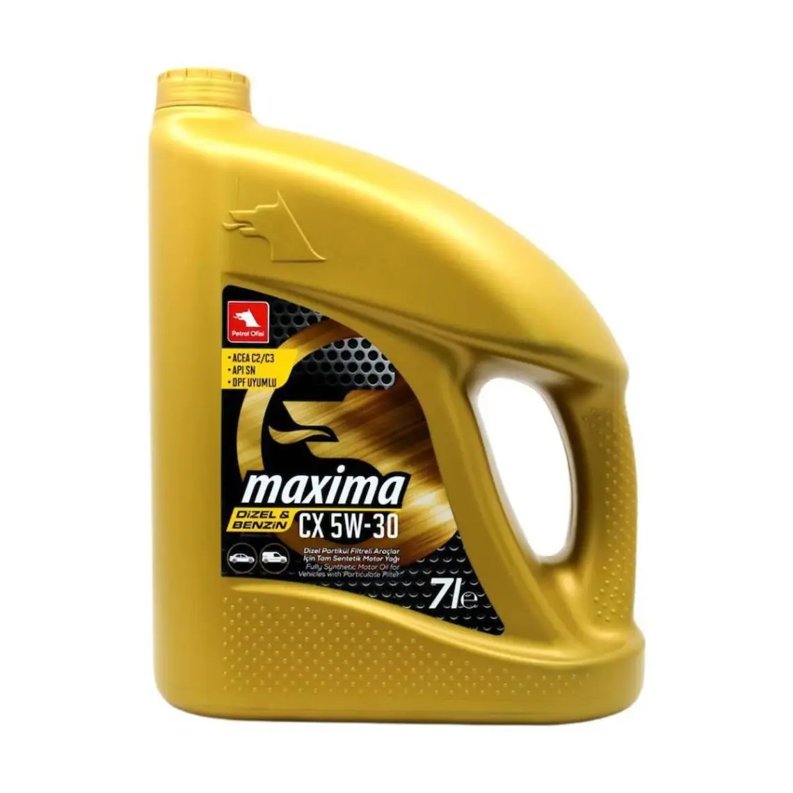 Petrol Ofisi Maxima CX 5W-30 7 Litre Motor Yağı ( Üretim Yılı :2023 )