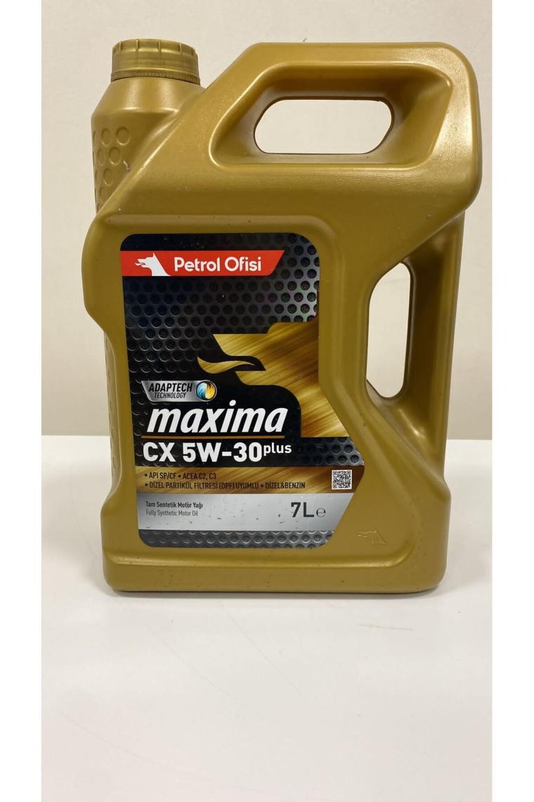 Petrol Ofisi Maxima CX 5W-30 7 Litre Motor Yağı ( Üretim Yılı :2023 )