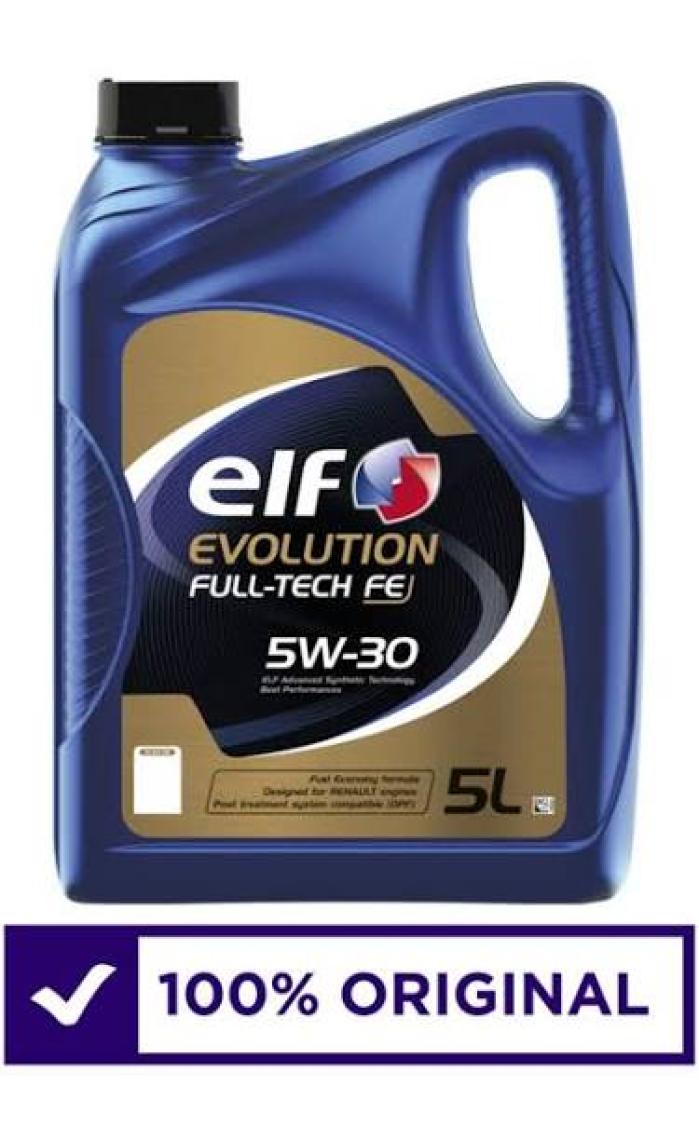 Elf Evolution Full-Tech FE 5W-30 5 Litre Motor Yağı ( Üretim Yılı: 2023 )