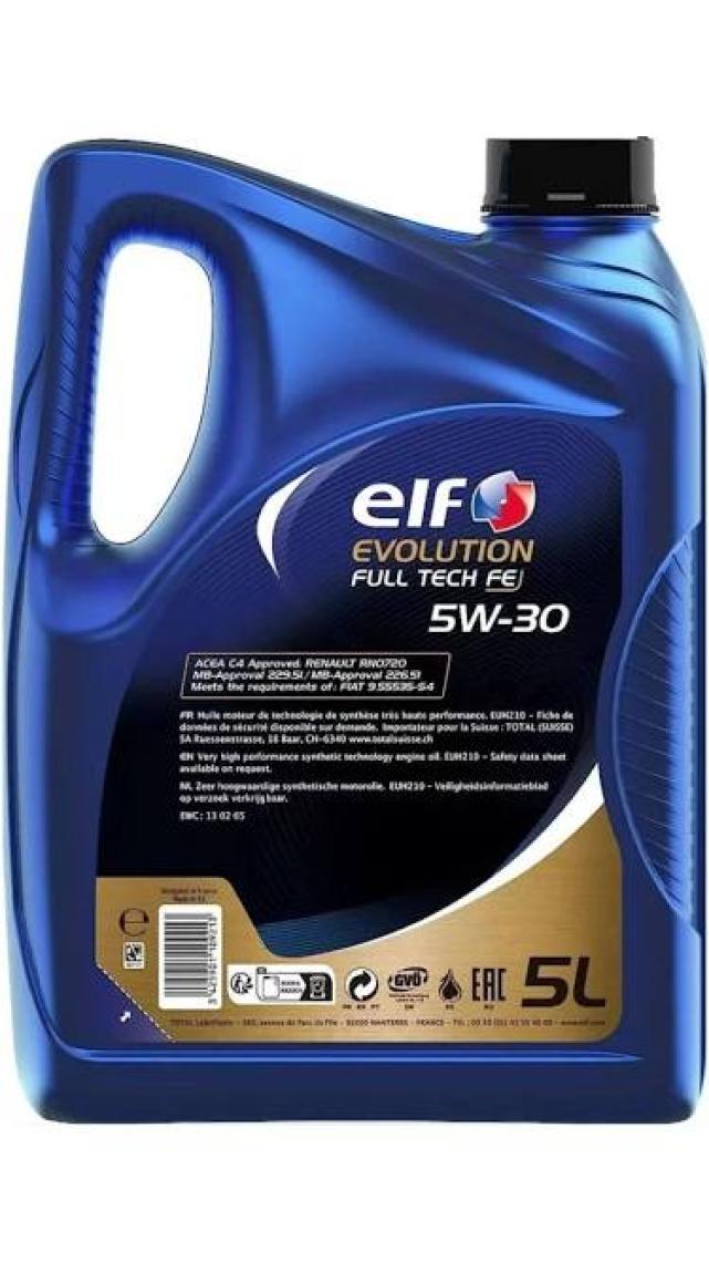 Elf Evolution Full-Tech FE 5W-30 5 Litre Motor Yağı ( Üretim Yılı: 2023 )