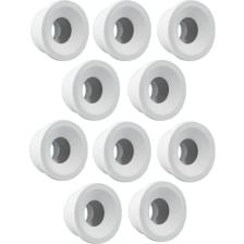 Aliden 10 Adet Koku Önleyici Lavabo Mutfak Gider Contası Adaptör Conta Takoz Conta