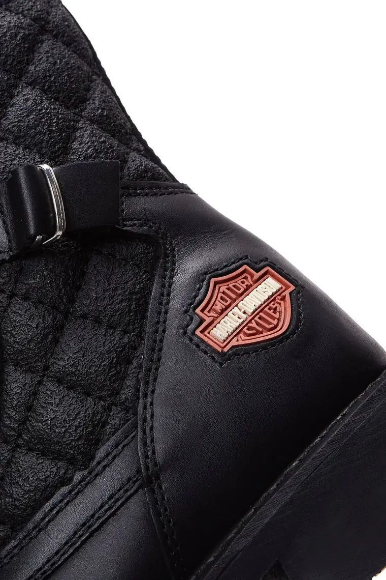 Harley Davidson New Worker Kadın Siyah Deri Bot
