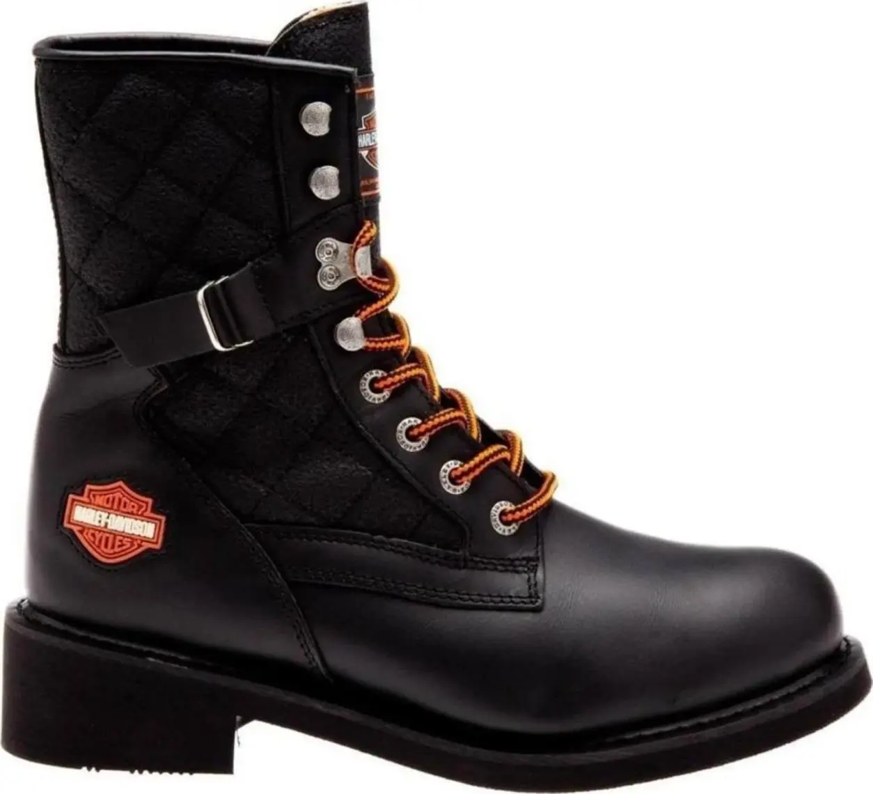 Harley Davidson New Worker Kadın Siyah Deri Bot