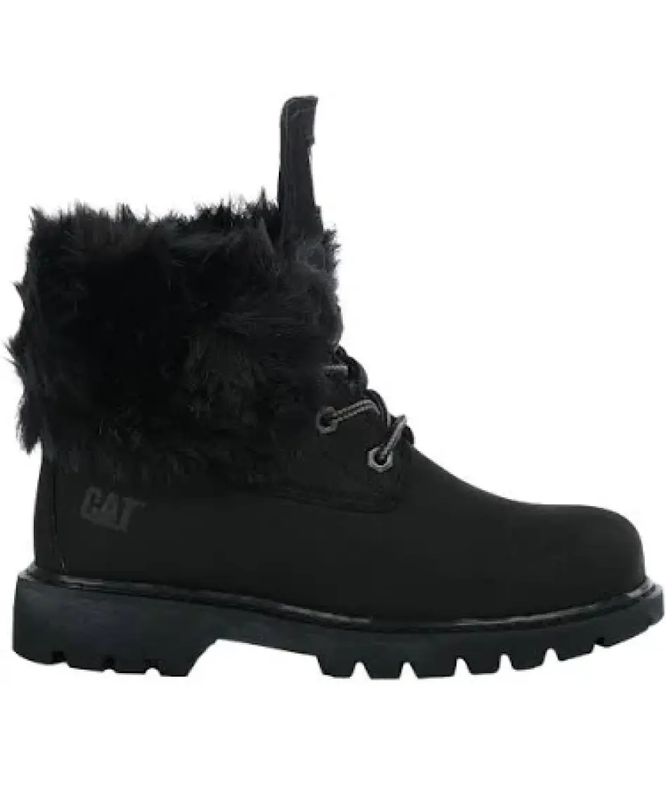 Cat Utah Fur 015Z101184 Kadın Bot - Siyah Nubuk