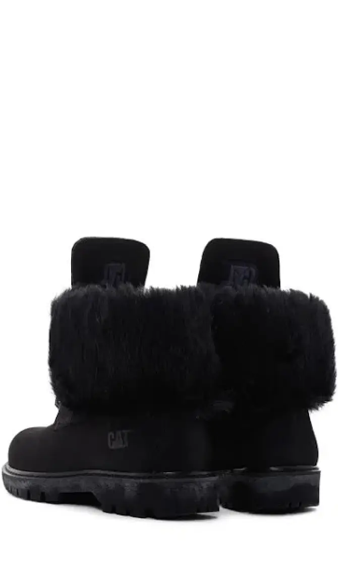 Cat Utah Fur 015Z101184 Kadın Bot - Siyah Nubuk