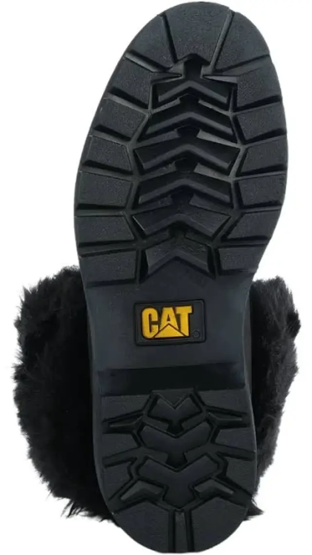 Cat Erpillar Utah Fur Black Nubuk Kadın Bot