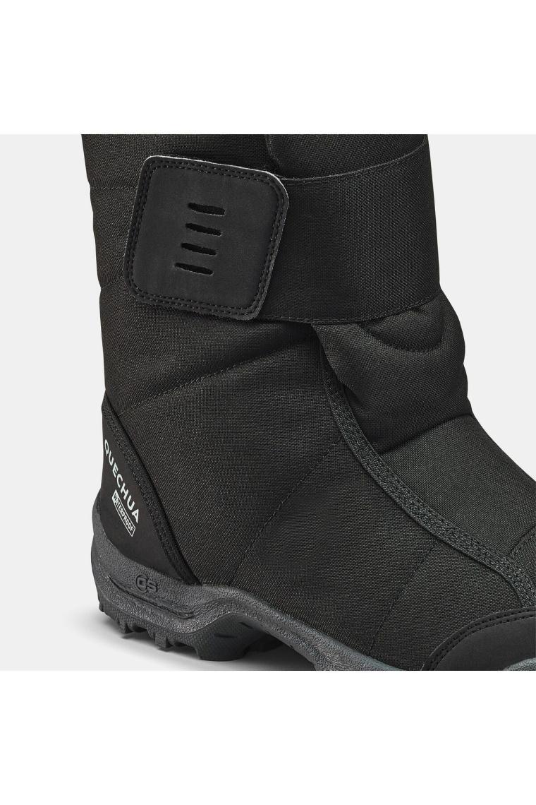 Erkek Su Geçirmez Cırt Cırtlı Outdoor Kar Botu - Siyah - Sh100