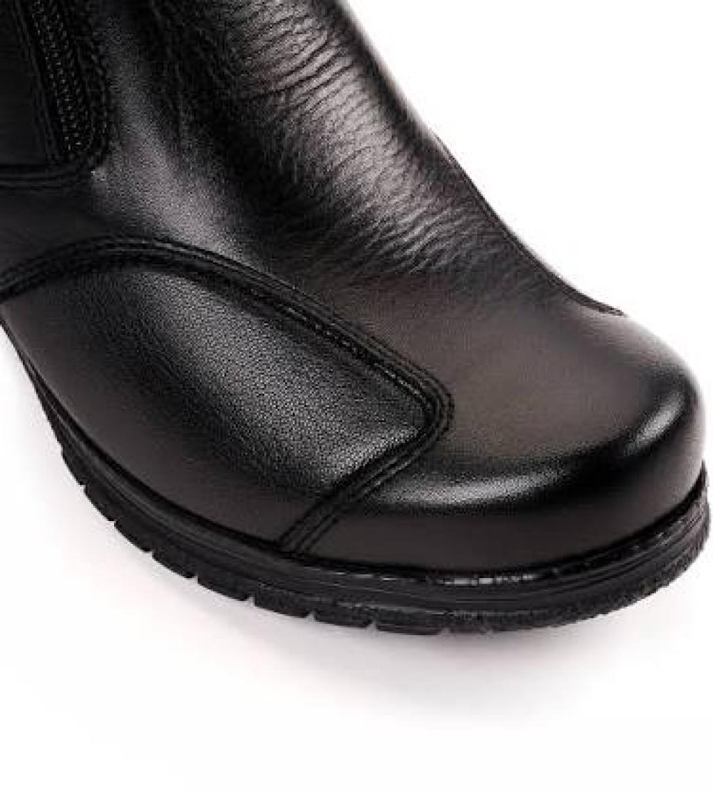 Forelli 25652 Kadın Siyah Deri Kemik Çıkıntısına Özel Comfort Bot