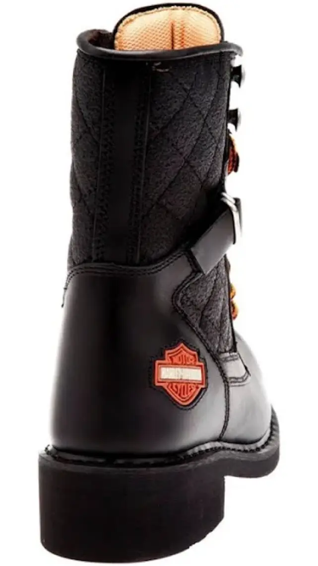 Harley Davidson New Worker Kadın Siyah Deri Bot