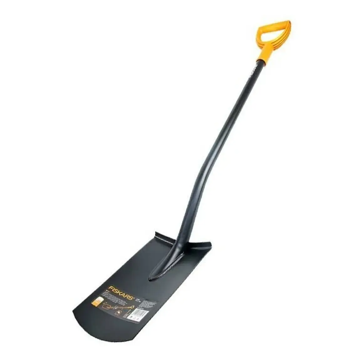 Fiskars 131403-1003456 Solid Yuvarlak Uçlu Bahçe Küreği