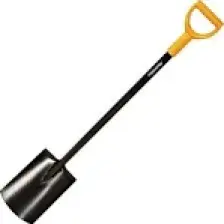 Fiskars 131403-1003456 Solid Yuvarlak Uçlu Bahçe Küreği