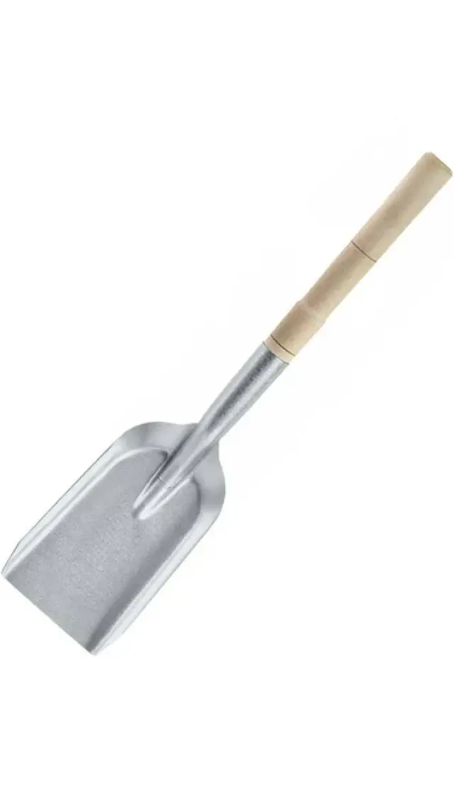 Titi Metal Dar Soba Kömür Küreği (Galvaniz)