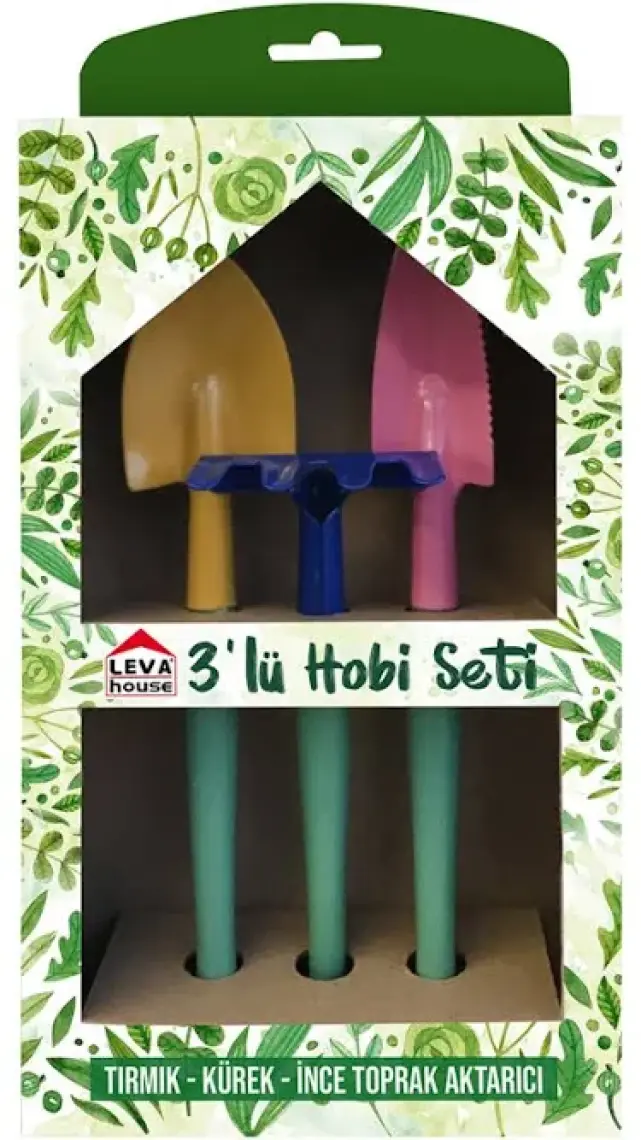 Leva House Kazma Kürek 3'lü Hobi Seti