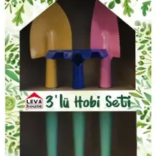 Leva House Kazma Kürek 3'lü Hobi Seti