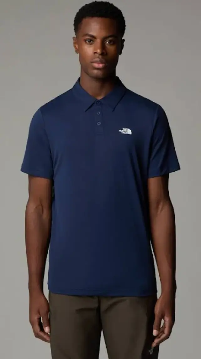 The North Face M Tanken Polo - Eu Mavi Erkek T-Shirt NF0A2WAZ8K21