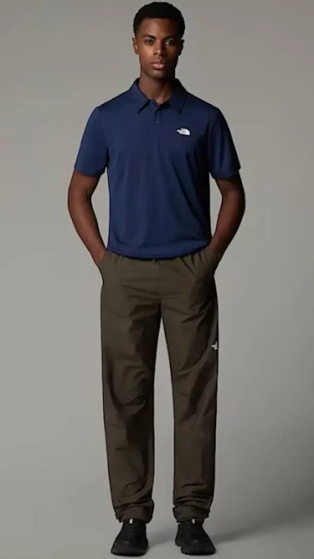 The North Face M Tanken Polo - Eu Mavi Erkek T-Shirt NF0A2WAZ8K21