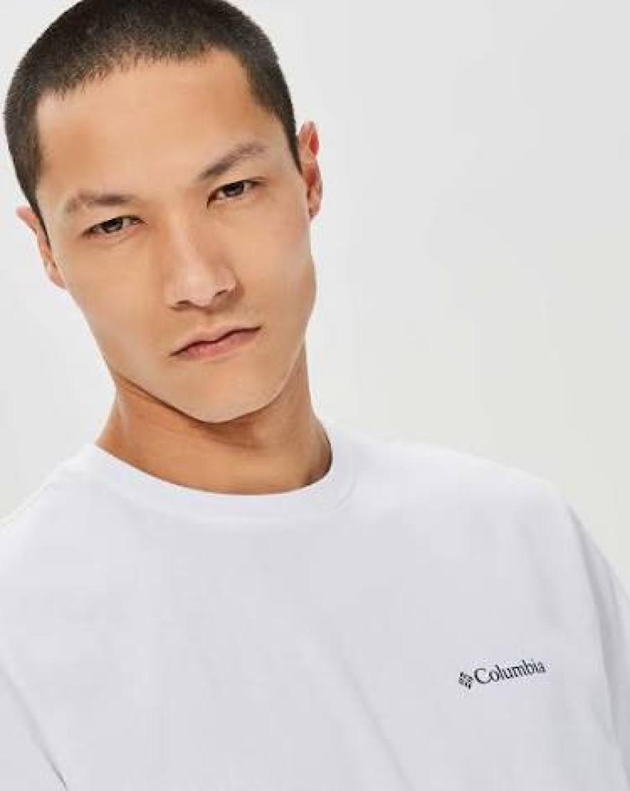 Columbia Cs0282 Csc M Basic Sm Logo Brushed Ss Tee Erkek T-Shirt