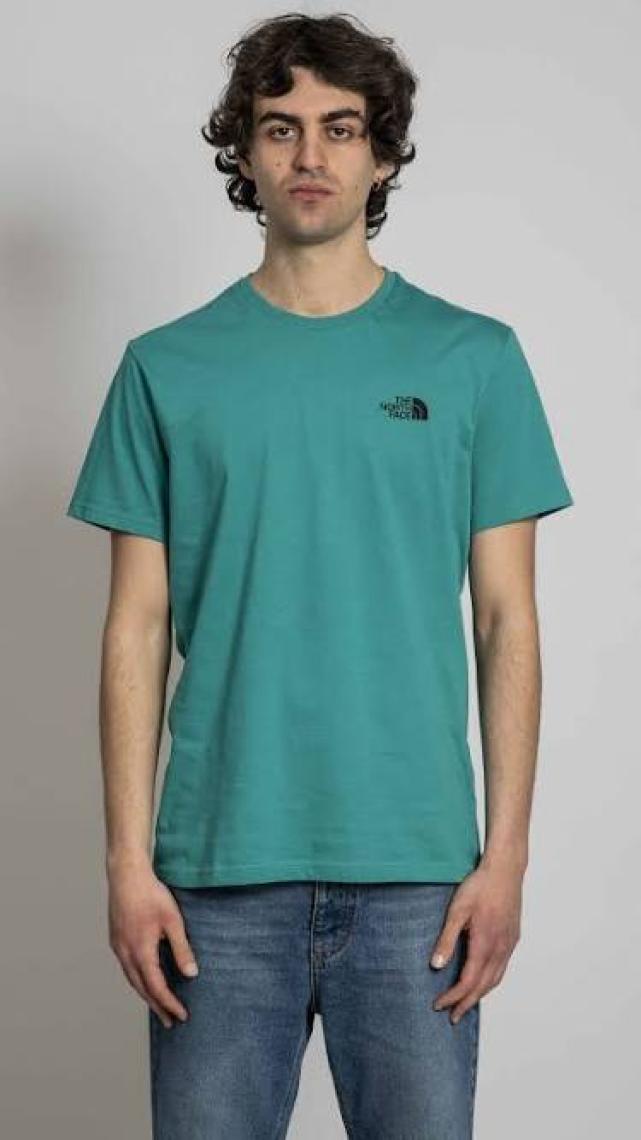 The North Face M SS Sımple Dome Tee - Eu Gri Erkek T-Shirt NF0A2TX5JBV1