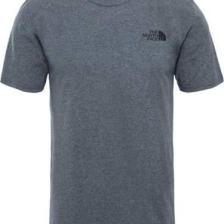 The North Face M S/S SIMPLE DOME TEE Açık Gri Erkek Kısa Kol T-Shirt