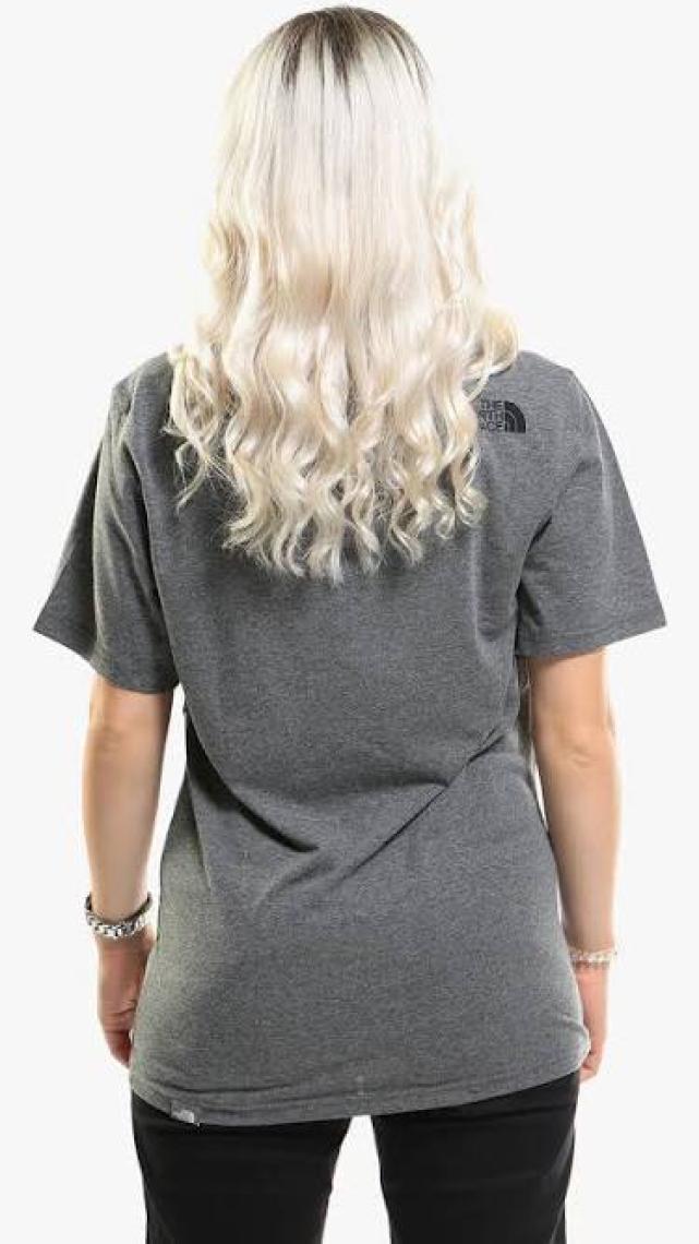The North Face M S/S SIMPLE DOME TEE Açık Gri Erkek Kısa Kol T-Shirt