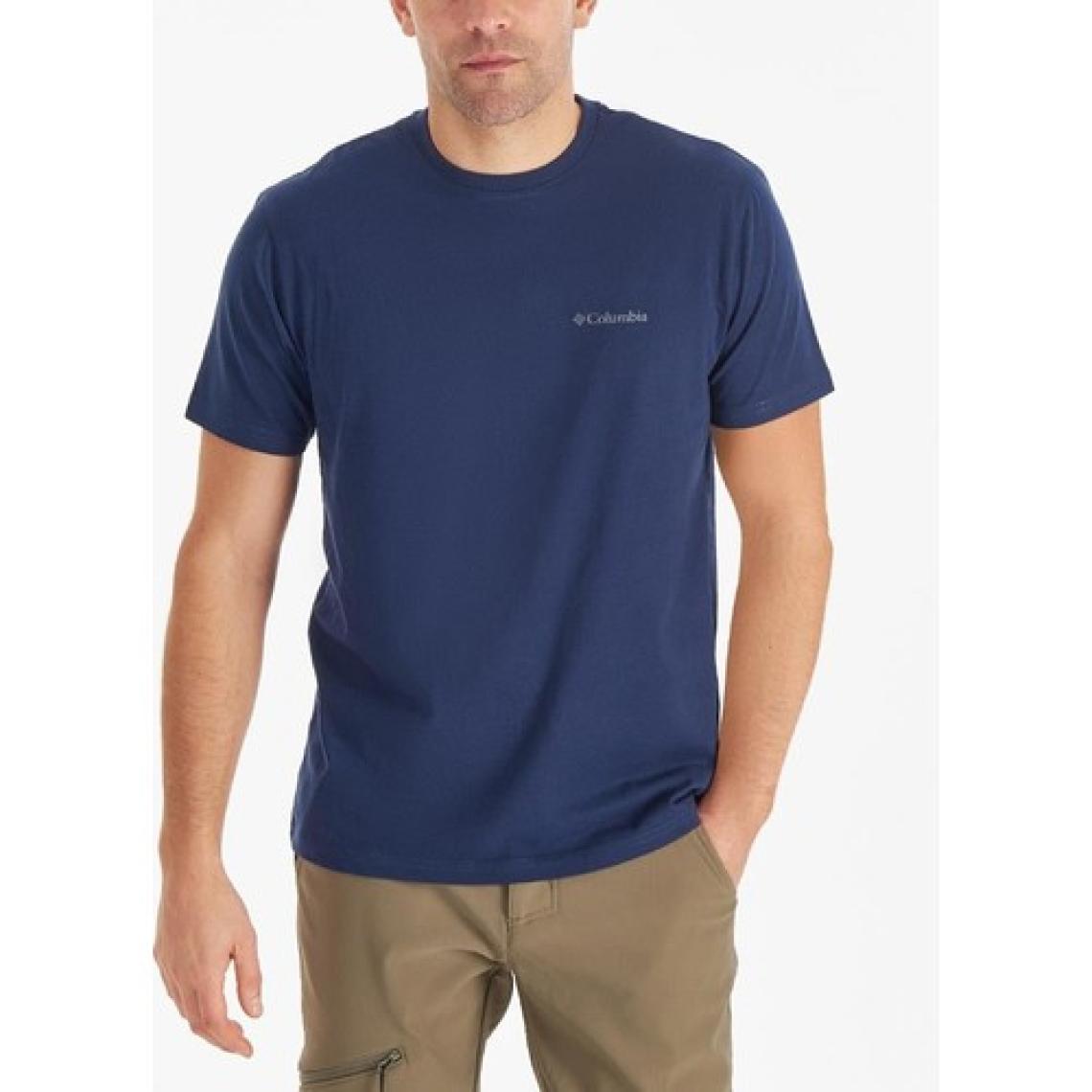 Columbia Cs0282 Csc M Basic Sm Logo Brushed Ss Tee Erkek T-Shirt