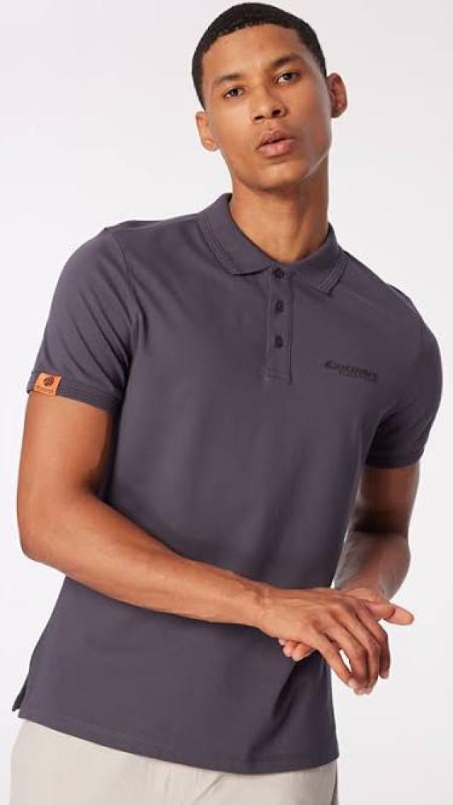 Discovery Expedition Antrasit Erkek Basic Polo T-Shirt D4SM-TST3248