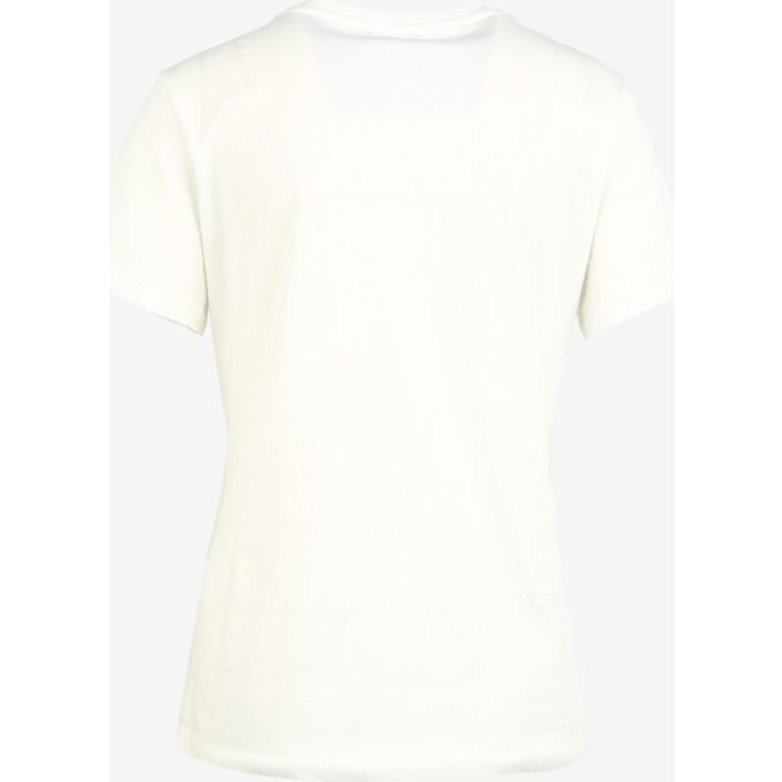Discovery Expedition Beyaz Kadın Bisiklet Yaka Baskılı T-Shirt D3WL-TST1