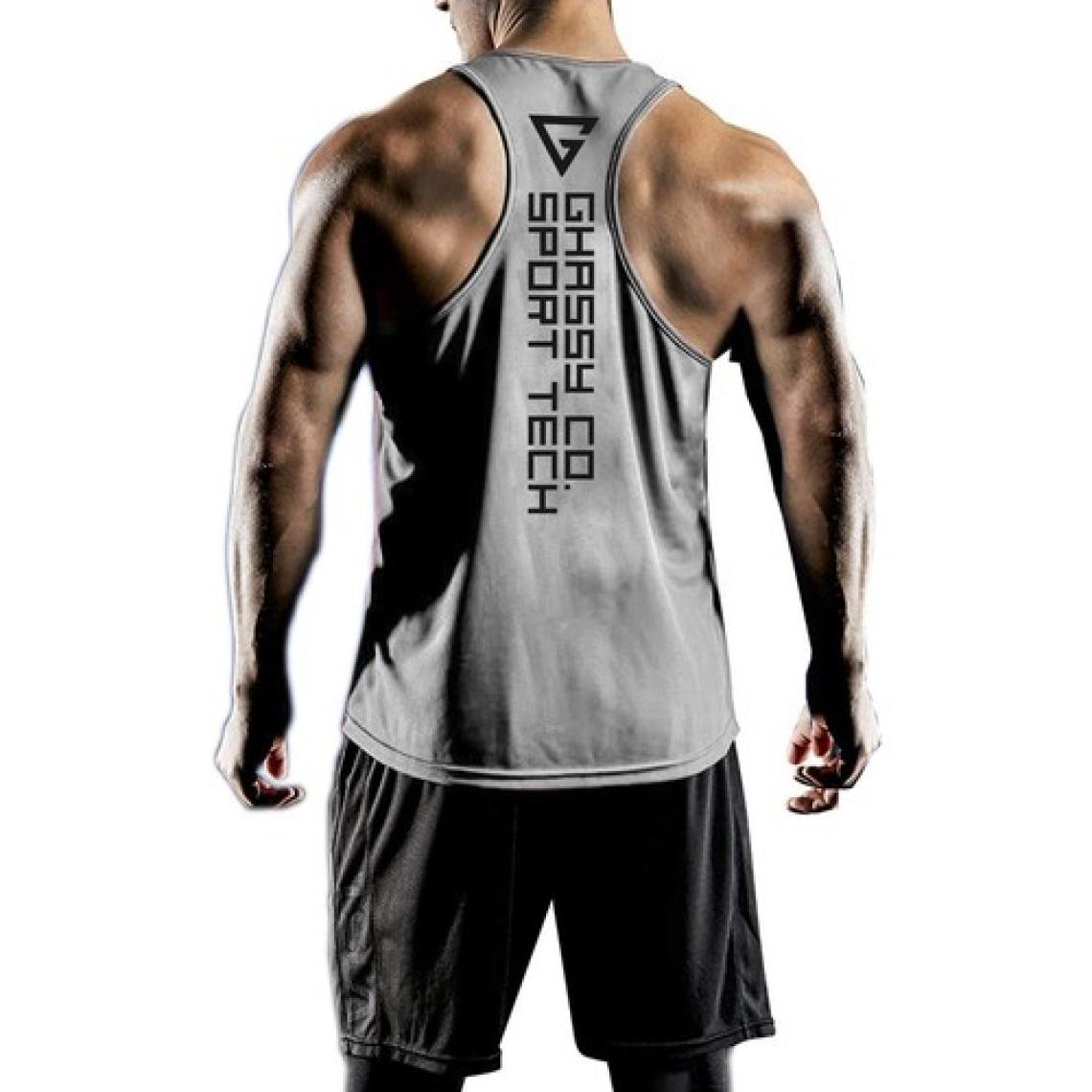 Ghassy Co. Erkek Dry Fit Y-Back Gym Fitness Sporcu Atleti GYM-101