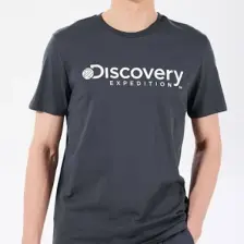 Discovery Expedition Antrasit Erkek Bisiklet Yaka T-Shirt D4SM-TST3290