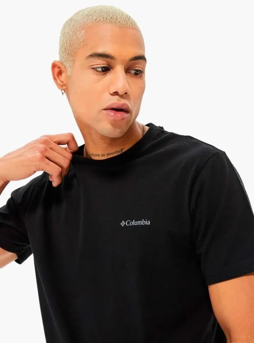 Columbia Cs0282 Csc M Basic Sm Logo Brushed Ss Tee Erkek T-Shirt