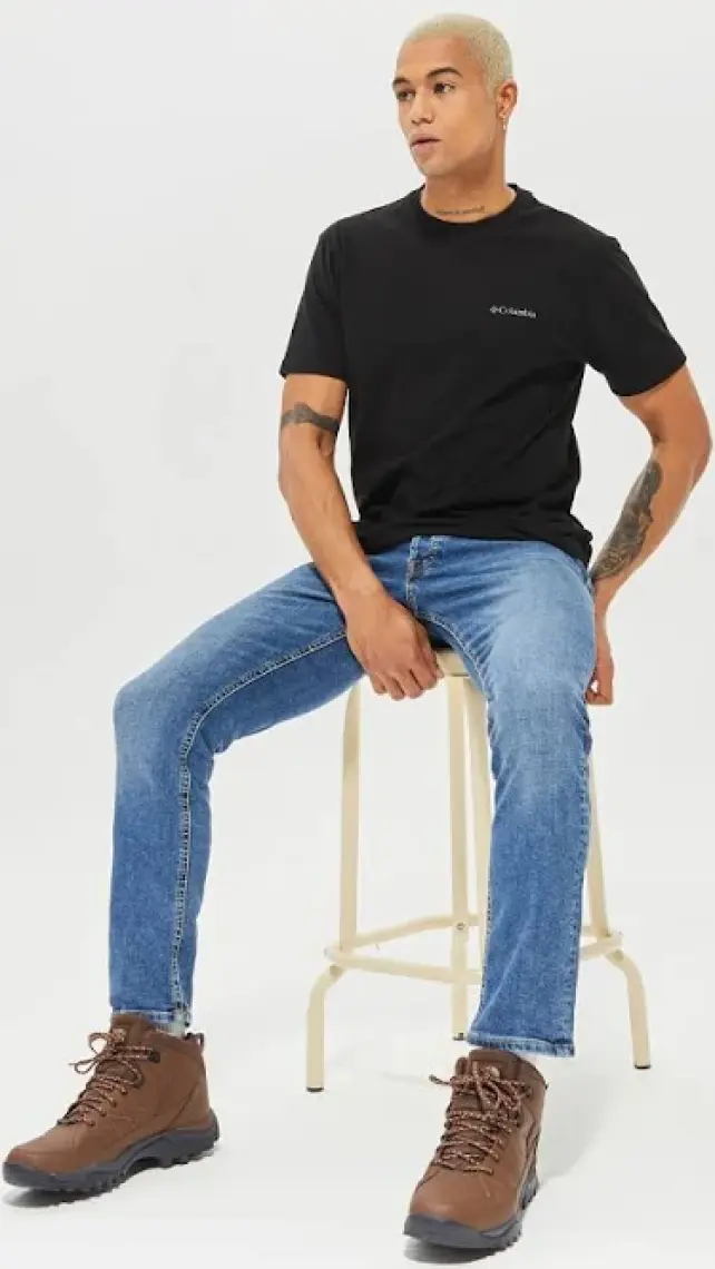 Columbia Cs0282 Csc M Basic Sm Logo Brushed Ss Tee Erkek T-Shirt