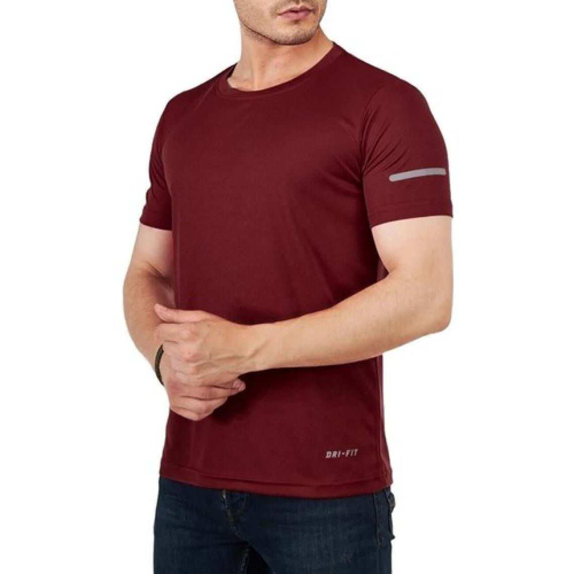 Ghassy Co. Erkek Nem Emici Hızlı Kuruma Atletik Teknik Performans T-Shirt