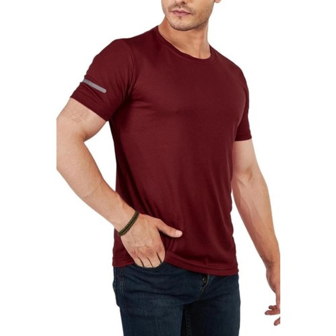 Ghassy Co. Erkek Nem Emici Hızlı Kuruma Atletik Teknik Performans T-Shirt