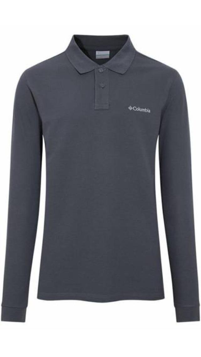Columbia M Cascade Range Solid Ls Polo Erkek T-Shirt CS0099